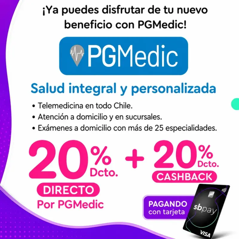 Atención médica integral PGMedic a domicilio y telemedicina