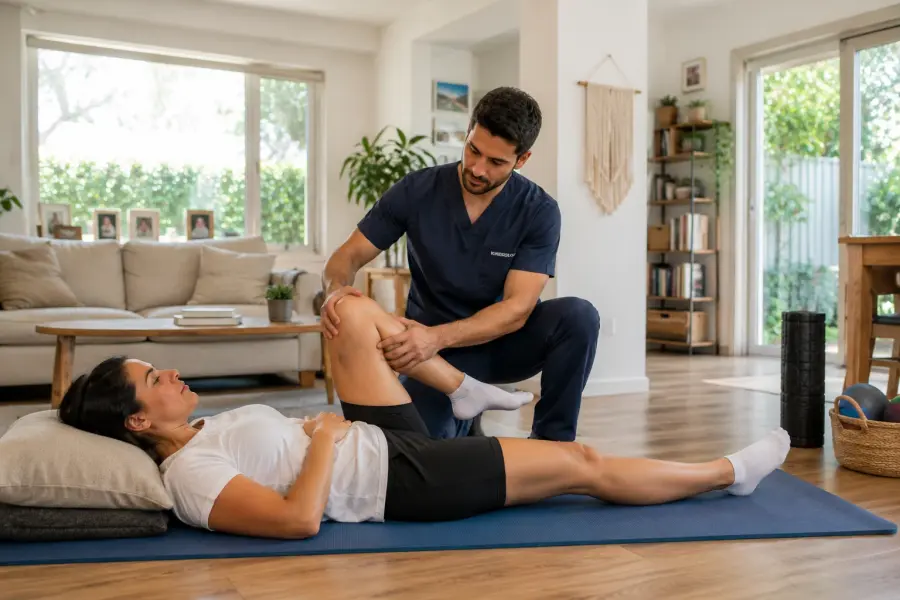 Sesión de kinesiología a domicilio