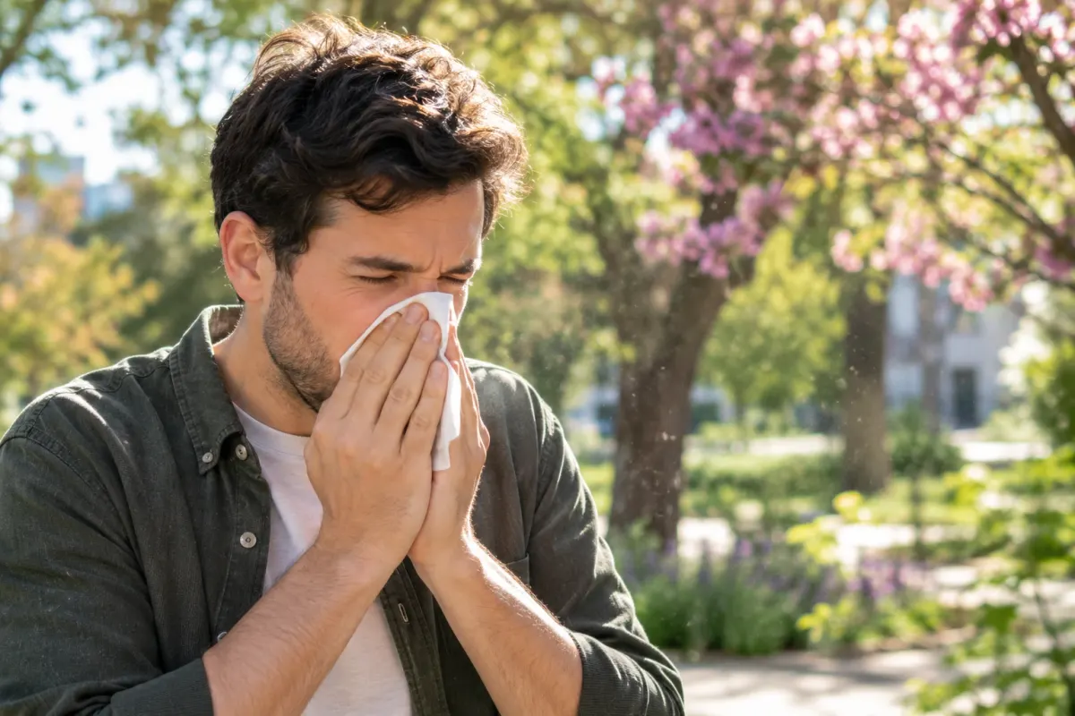Consulta con otorrinolaringólogo por alergia de primavera
