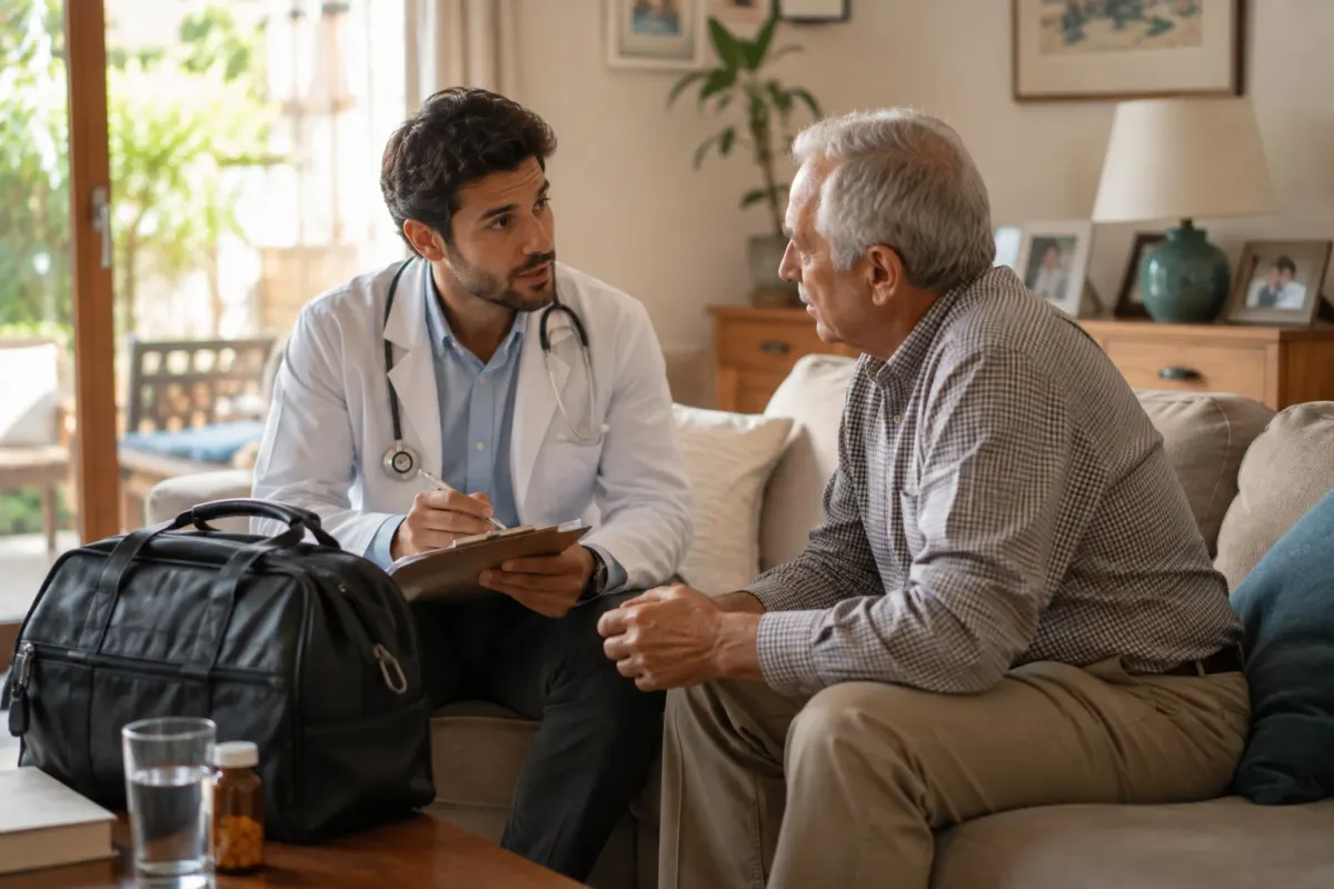 Consulta médica a domicilio por vértigo y mareos